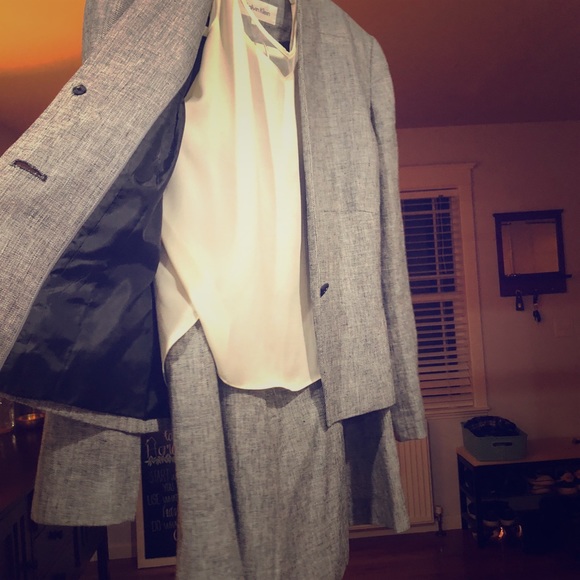 Calvin Klein two-piece suit. - Picture 2 of 6